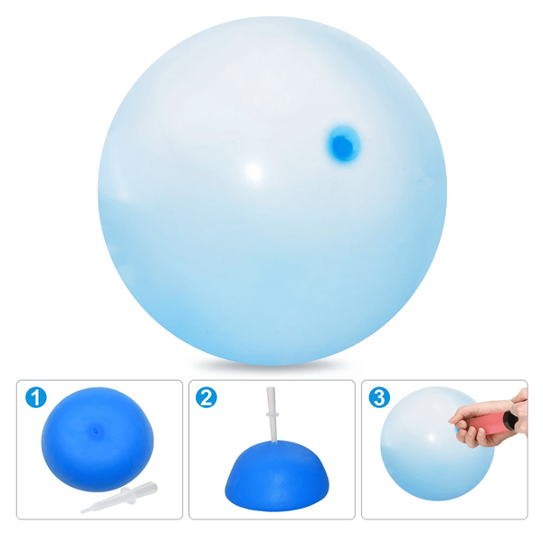 Bola de bolha com água ao ar livre para crianças, brinquedo de balão, jogo de festa divertido, presente de verão para crianças, presentes de aniversário para crianças