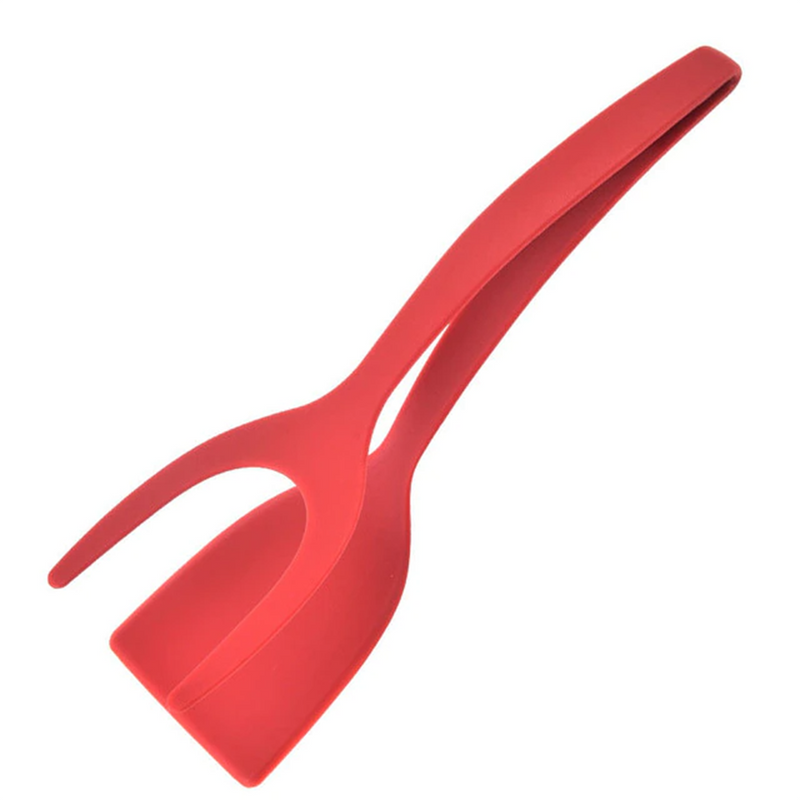 2 in 1 MultiTask Spatula- Espátula De Ovo, Espátula De Bife, Pinças Pinça, Panqueca, Torneiras Fritas, Acessórios de Cozinha,