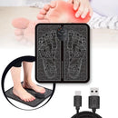 Almofada elétrica inteligente do massageador do pé, Estimulação muscular EMS dobrável, Esteira de massagem, Melhorar a circulação sanguínea, Alívio da dor