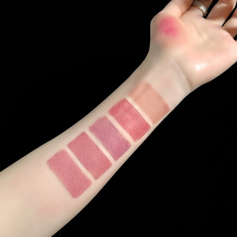 5 em 1 batom combinação tira matte veludo alta cor renderização batom caneta longa duração à prova d'água antiaderente copo batom