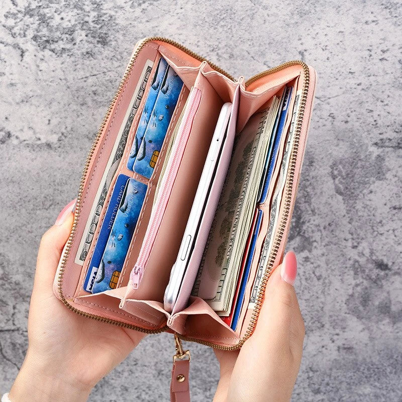Conjunto Elegance Bolsa Feminina Baú e Carteira