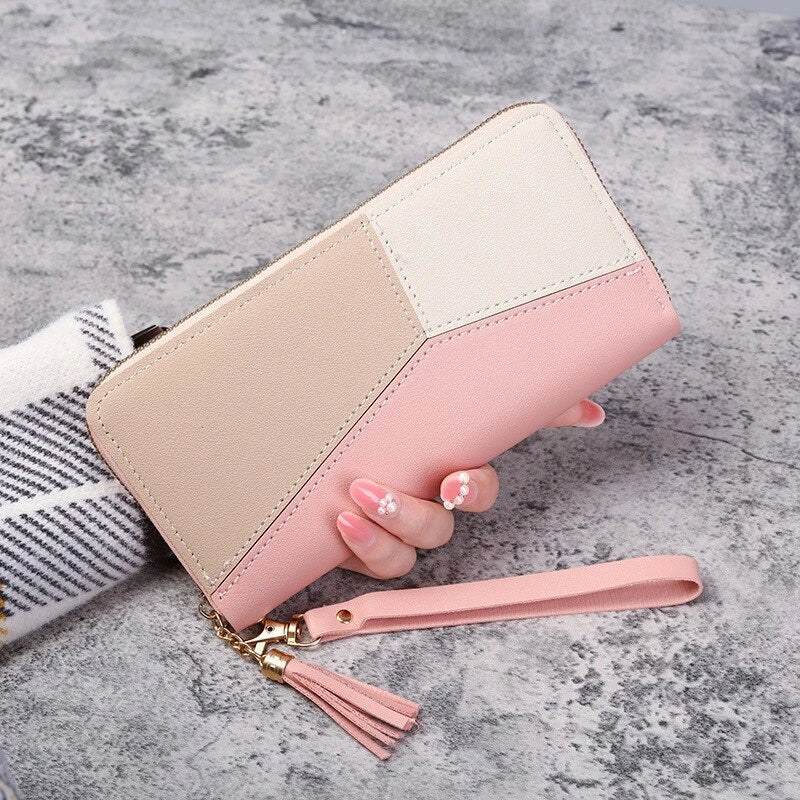 Conjunto Elegance Bolsa Feminina Baú e Carteira