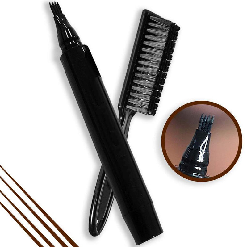 Kit Caneta Preenchimento Barba Cabelo Bigode A Prova Dágua