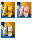 Chinelos de nuvem de plataforma grossa para homens e mulheres, sola macia, sandálias Eva Indoor, Flip Flop antiderrapante, casa de banho, moda
