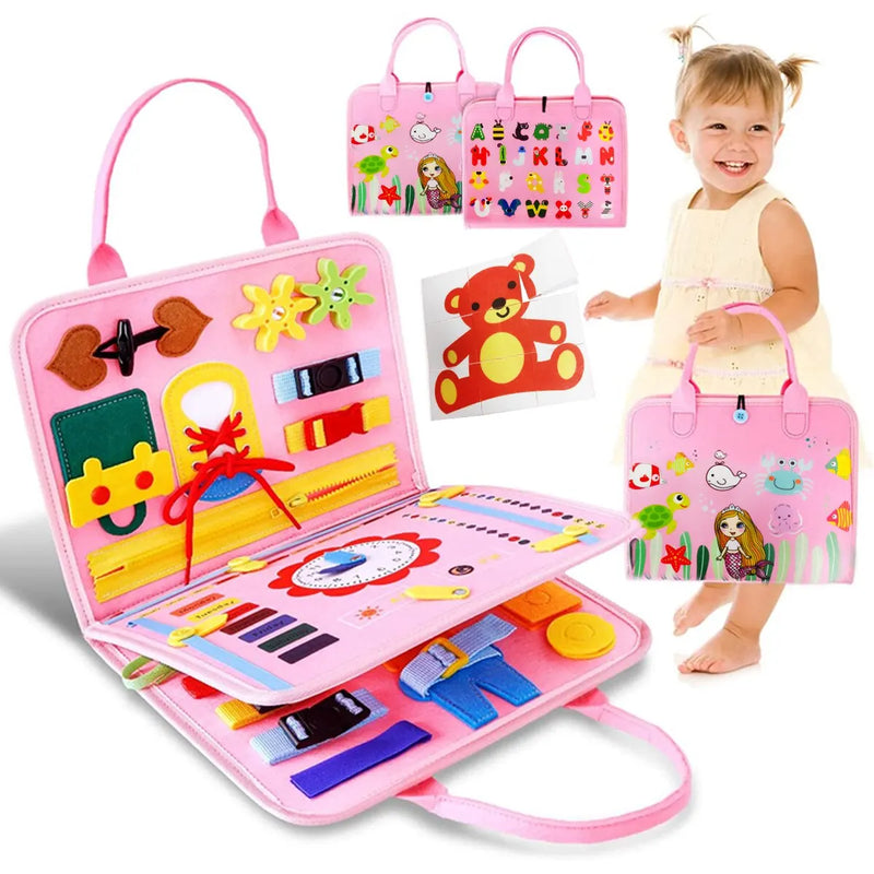 Livrinho Sensorial Montessori Artesanal