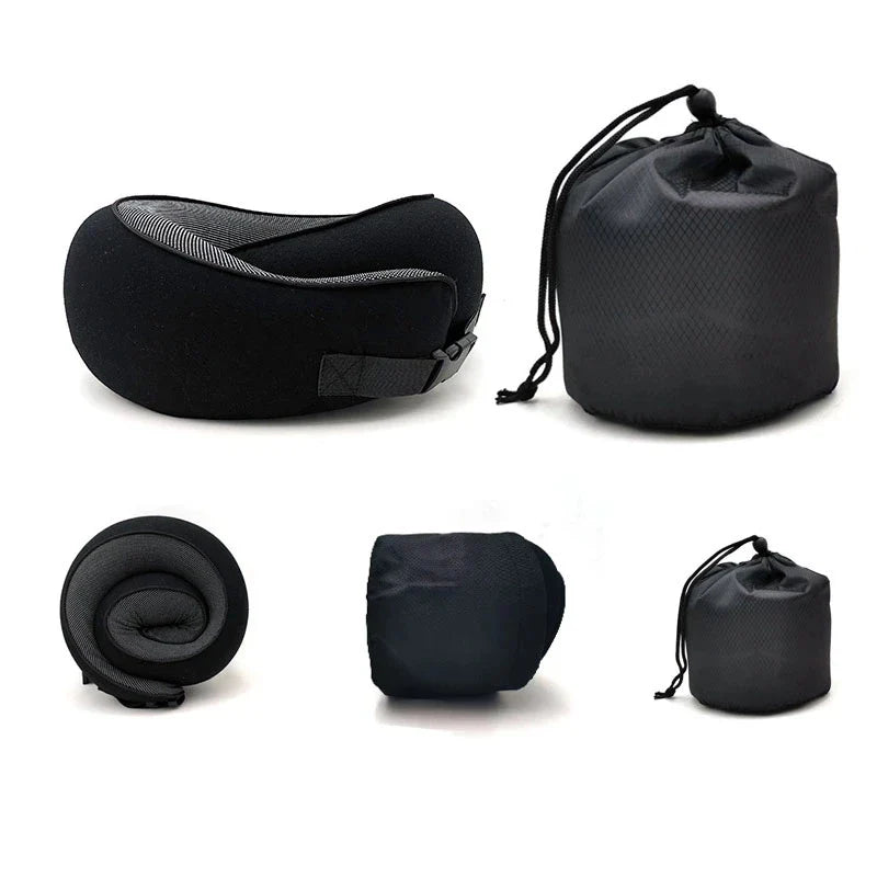 Travesseiro para Pescoço Travel Neck em Formato U com Suporte 360°