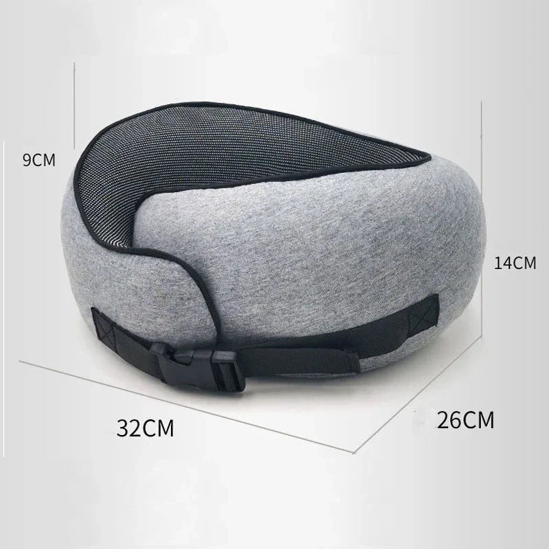 Travesseiro para Pescoço Travel Neck em Formato U com Suporte 360°