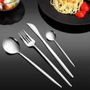 Conjunto Premium Talheres Aço Inoxidável- Retro conjunto de talheres de ouro luxo completo talheres estilo europeu aço inoxidável colher garfo bife faca louça caixa presente