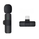 Microfone portátil sem fio Lavalier, Gravação de Vídeo Áudio, Mini Mic para iPhone, Android, Transmissão ao Vivo, Jogos, Telefone, Mic