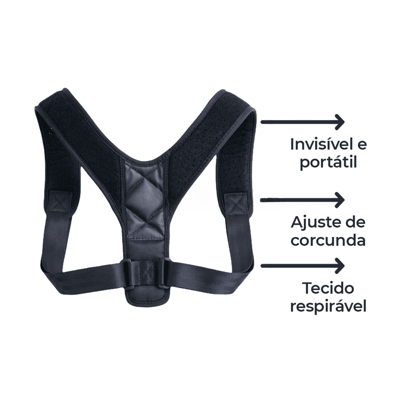 Ergonom - Corretor Postural Alinha Coluna e Alivia as Dores+ FRETE GRÁTIS + COMPRE 1 LEVE 2